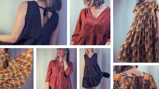 Découvrez-le-patron-Chavafroncer-La-Blouse-et-Robe-polyvalente-par-La-Robe-du-Chat La Robe du Chat