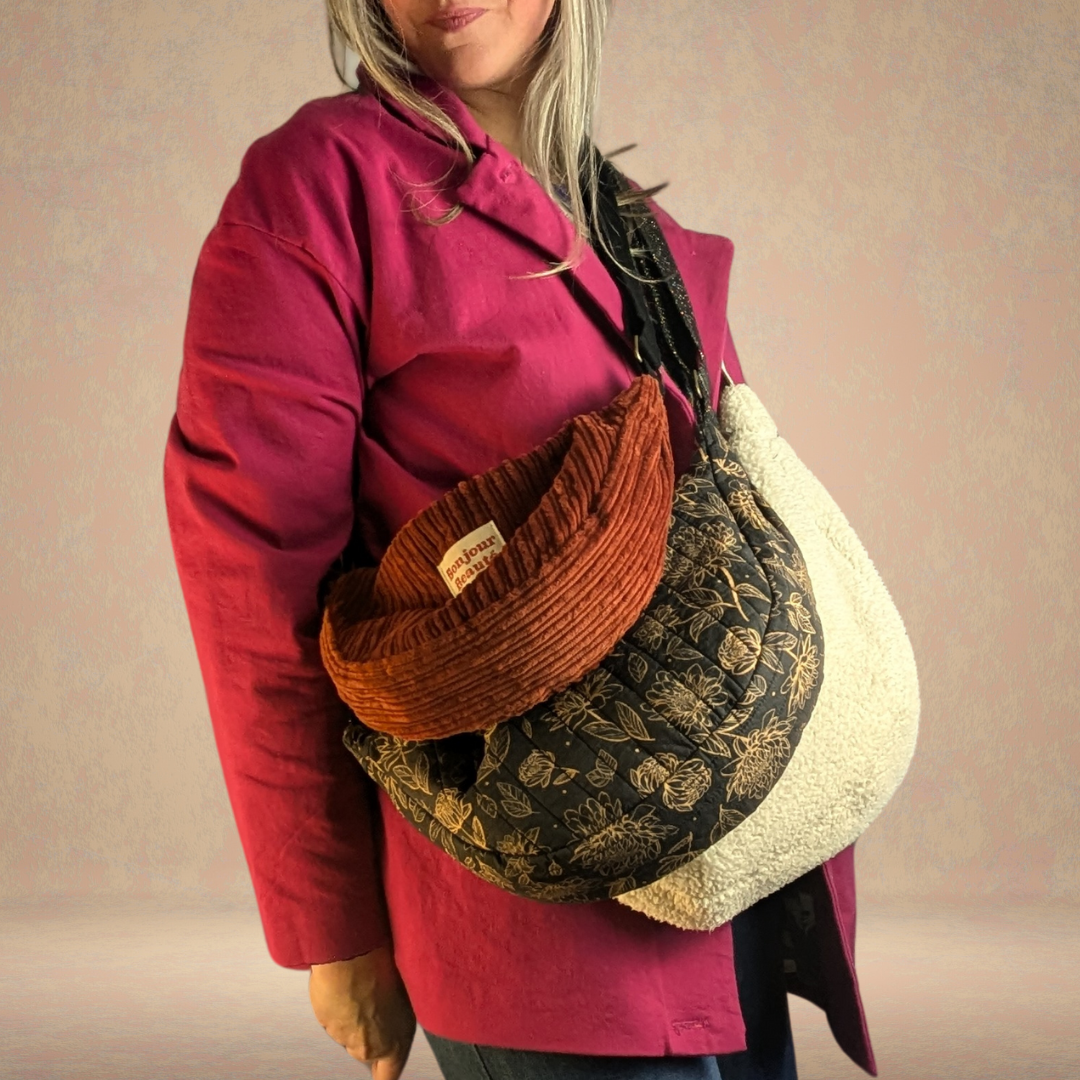 Le Chac demi-lune : le patron de sac demi-lune à coudre soi-même