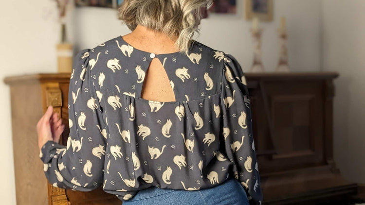 Les-patrons-de-couture-Blouses-Tops-et-Chemisiers La Robe du Chat