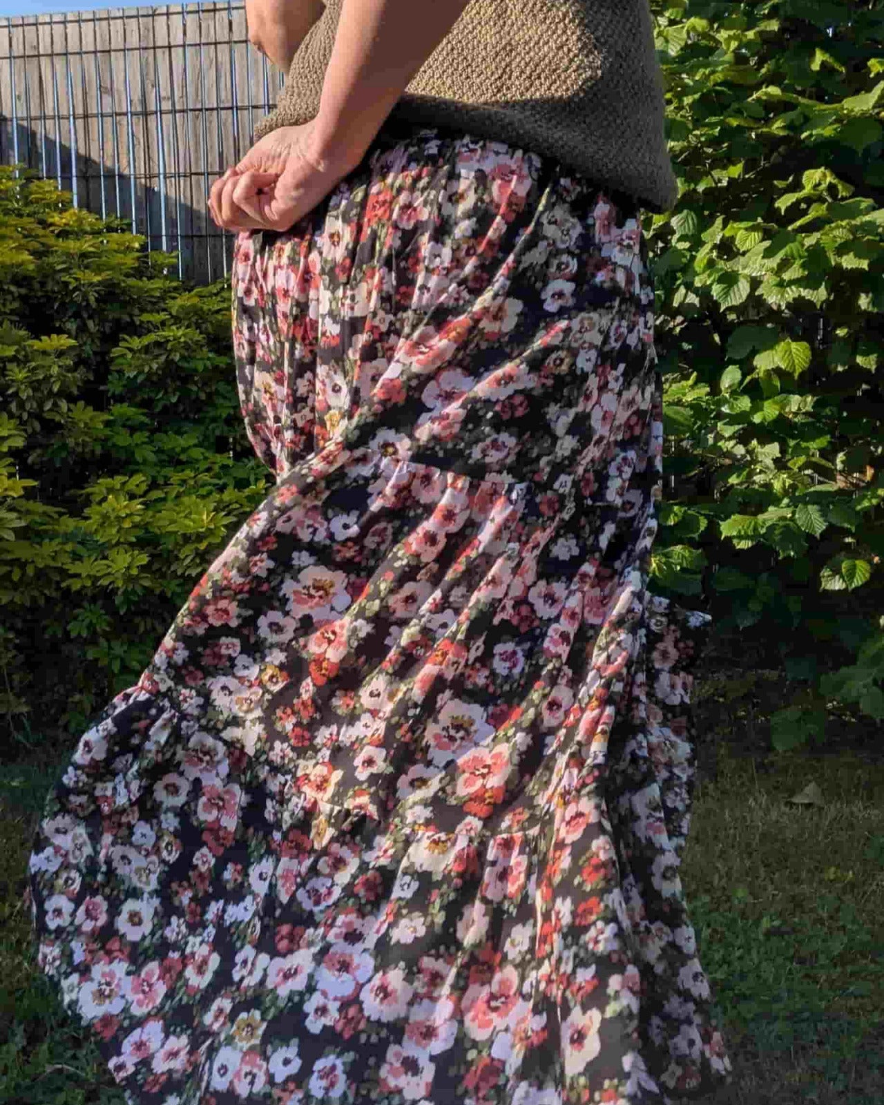 CHAVADANSER - Patron et tuto jupe longue taille élastique - La Robe du Chat