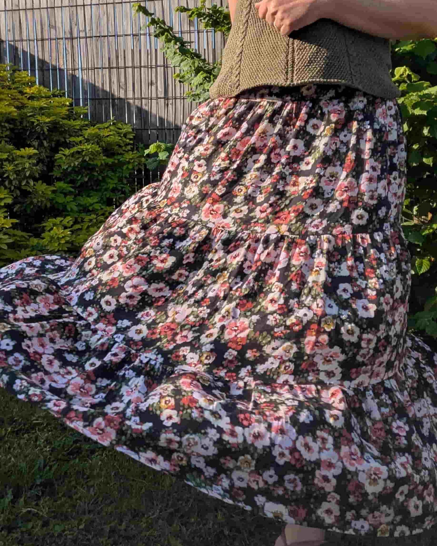 CHAVADANSER - Patron et tuto jupe longue taille élastique - La Robe du Chat