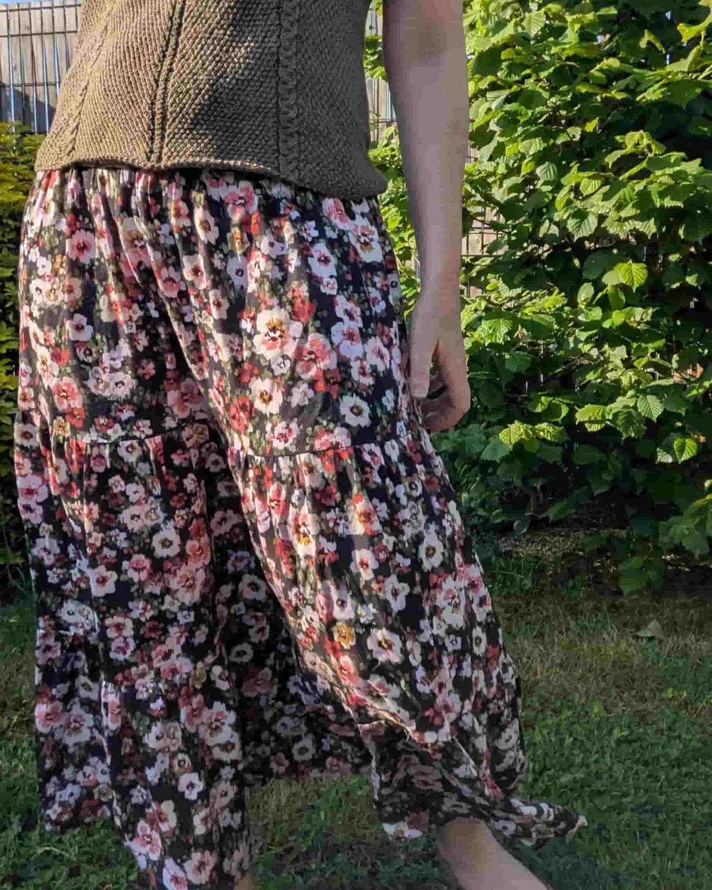 CHAVADANSER - Patron et tuto jupe longue taille élastique - La Robe du Chat