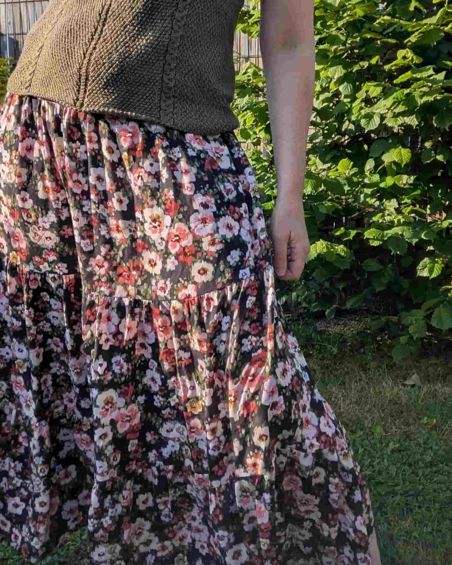 CHAVADANSER - Patron et tuto jupe longue taille élastique - La Robe du Chat