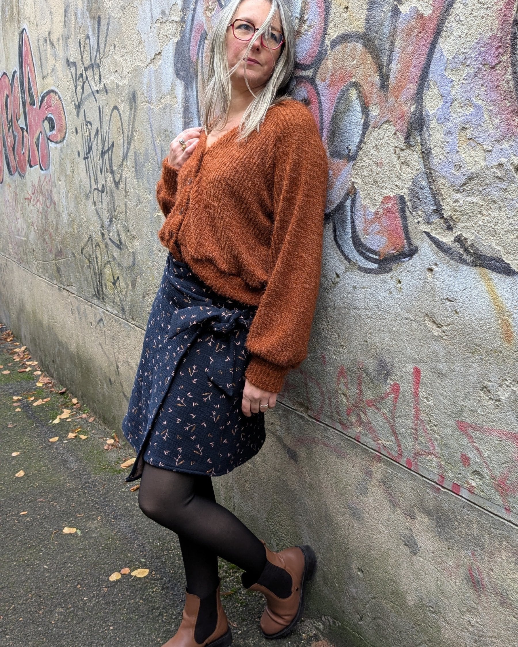 CHAMAILLE - Patron et tuto gilet et sweat - La Robe du Chat