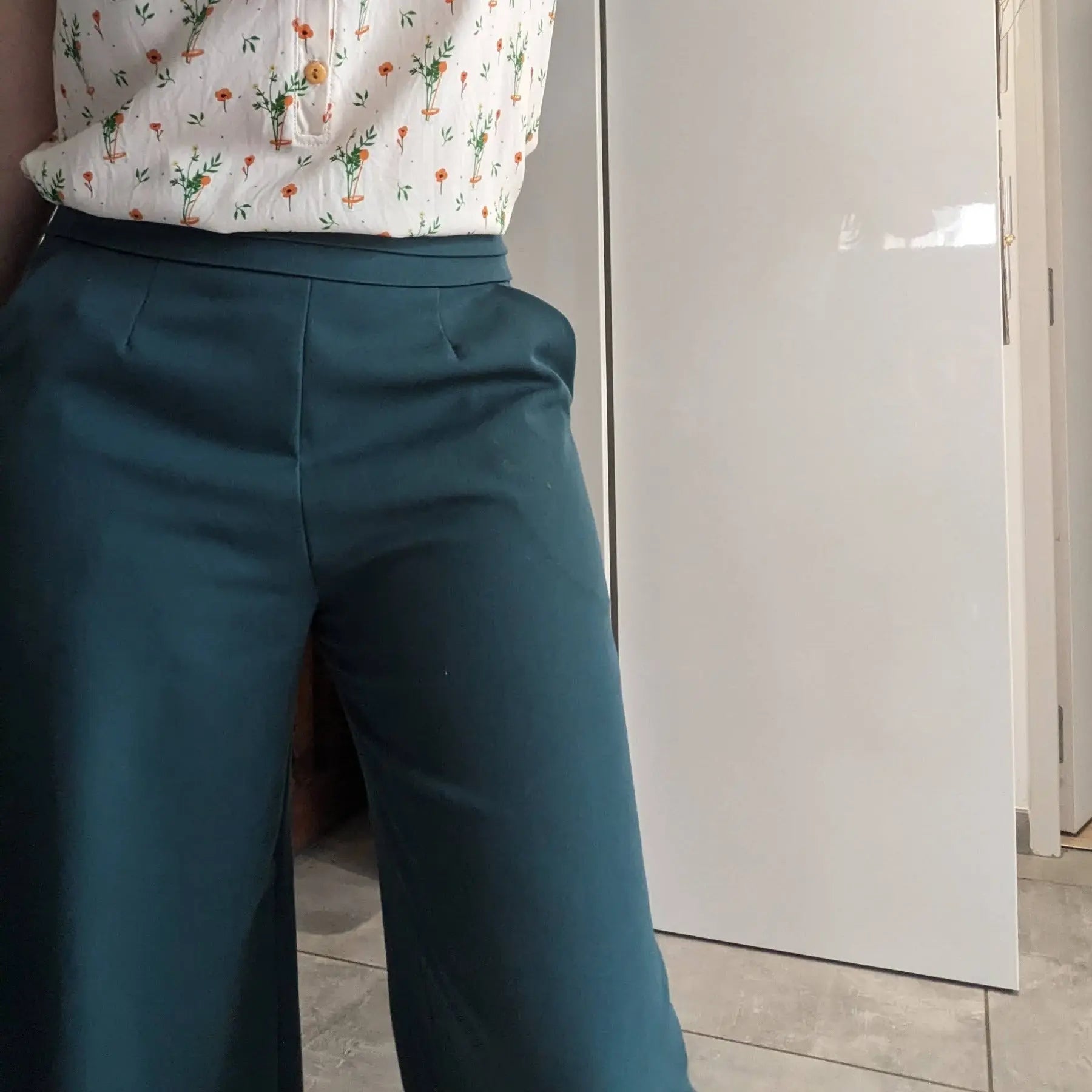 CHAPLIN - Patron et tuto pantalon taille haute et short - La Robe du Chat