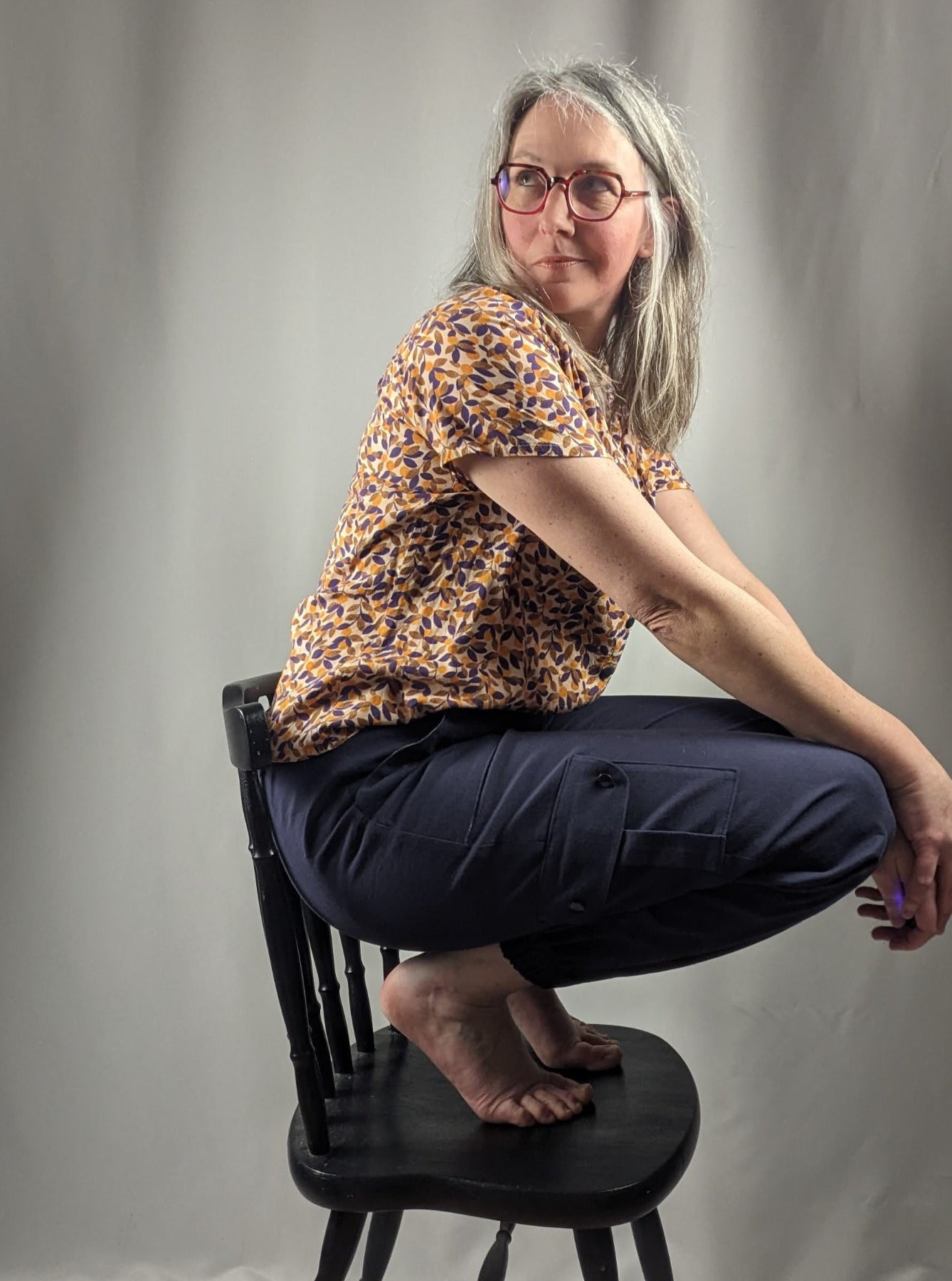 Patron pantalon poches plaquées