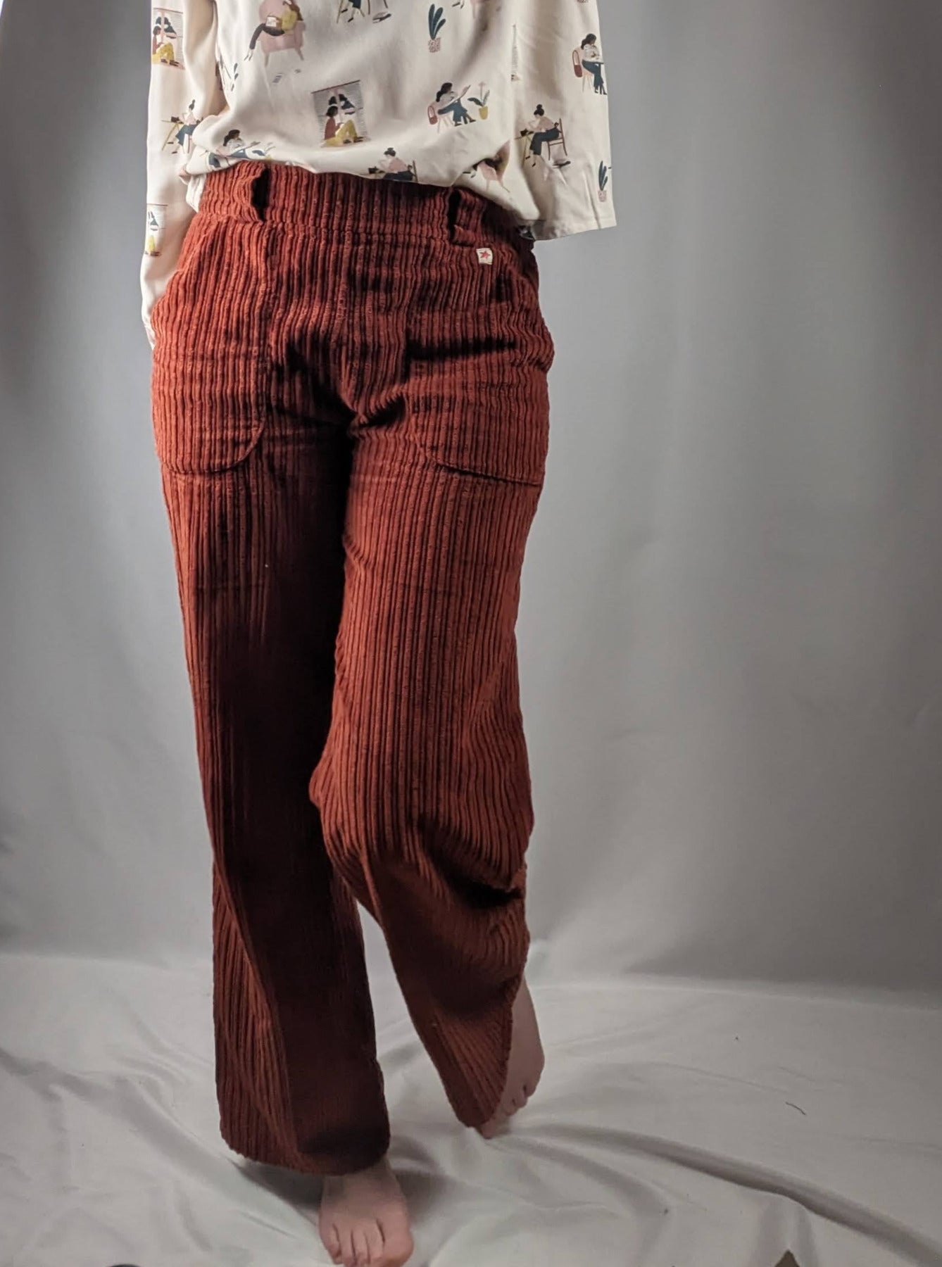 patron pantalon velours