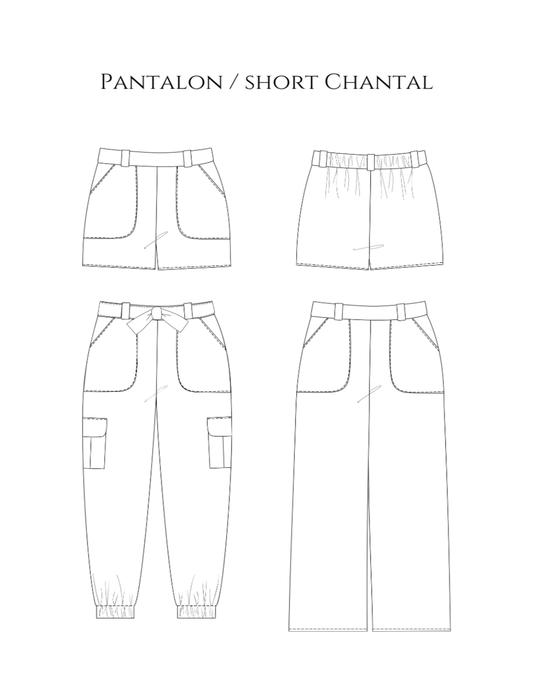 dessins techniques Chantal