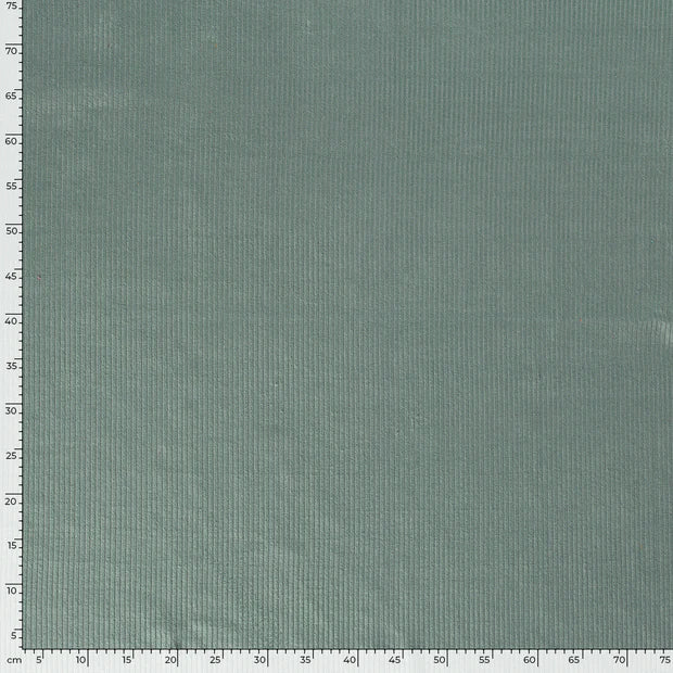 Velours côtelé Menthe foncée - La Robe du Chat