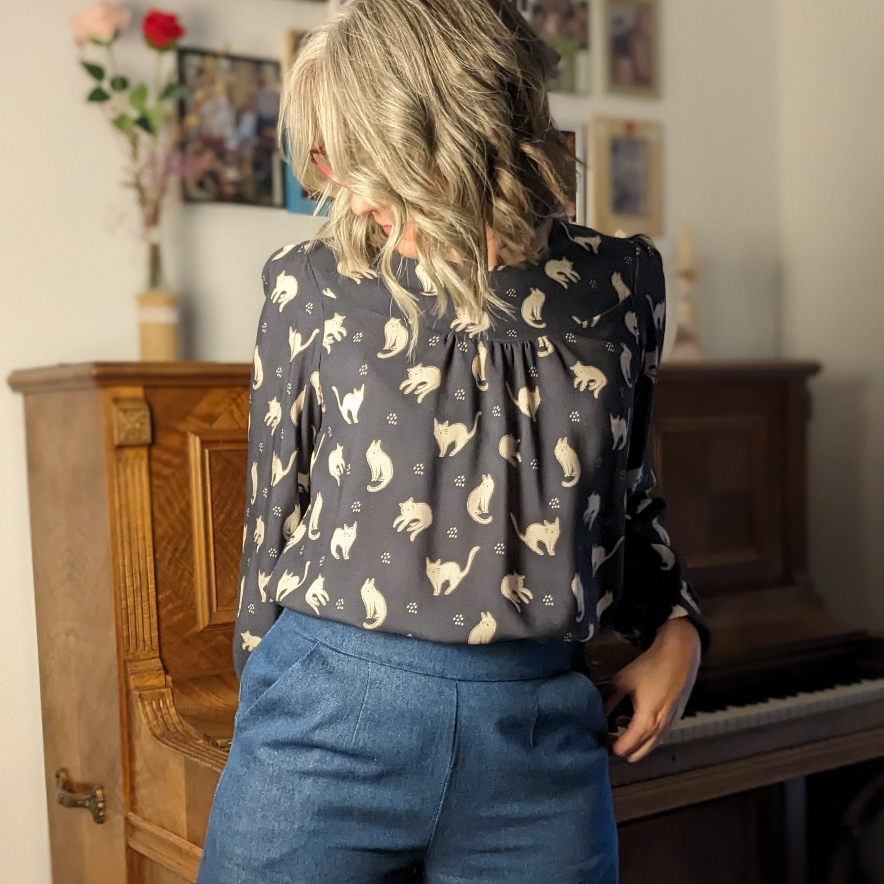 CHATAIGNE - Patron et tuto blouse et robe femme - La Robe du Chat