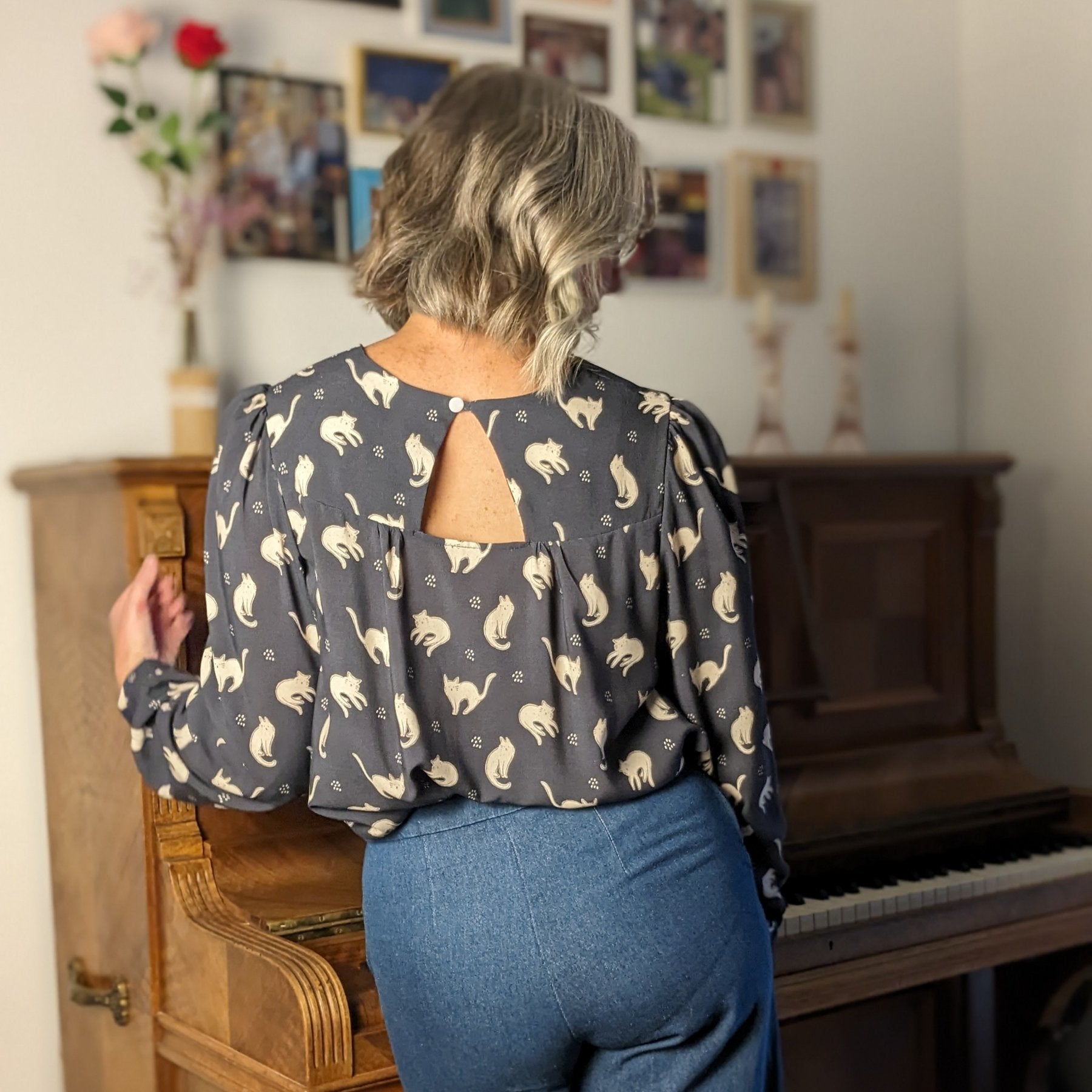 CHATAIGNE - Patron et tuto blouse et robe femme - La Robe du Chat