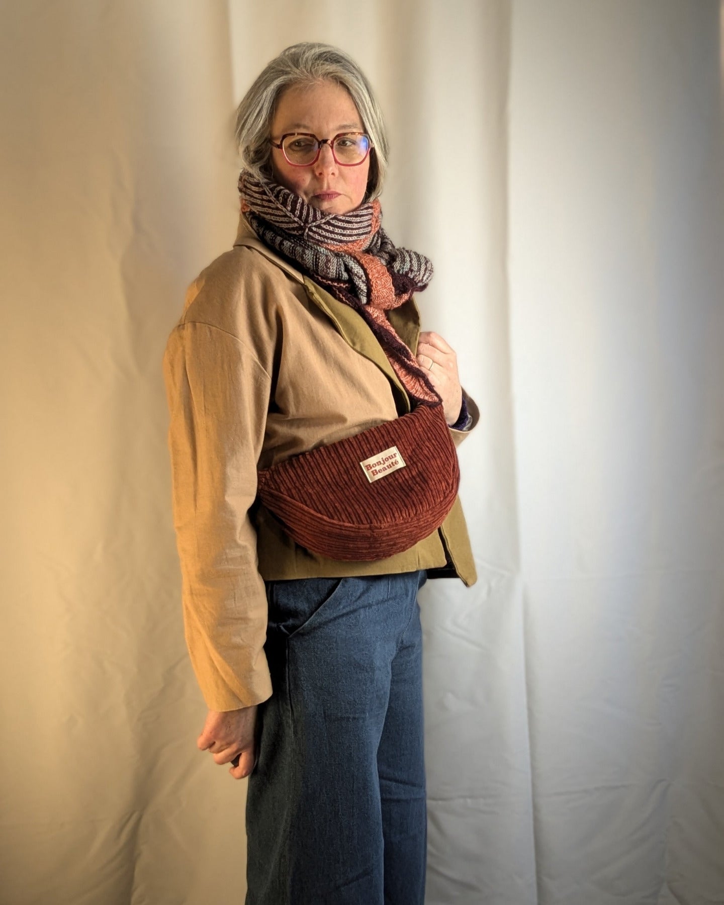 Le CHAC demi-lune - Patron et tuto sac demi lune - La Robe du Chat