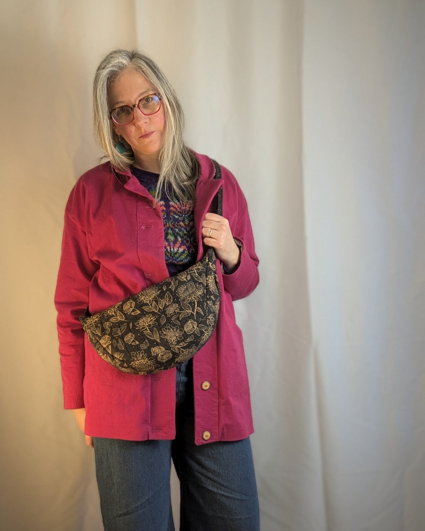 Le CHAC demi-lune - Patron et tuto sac demi lune - La Robe du Chat