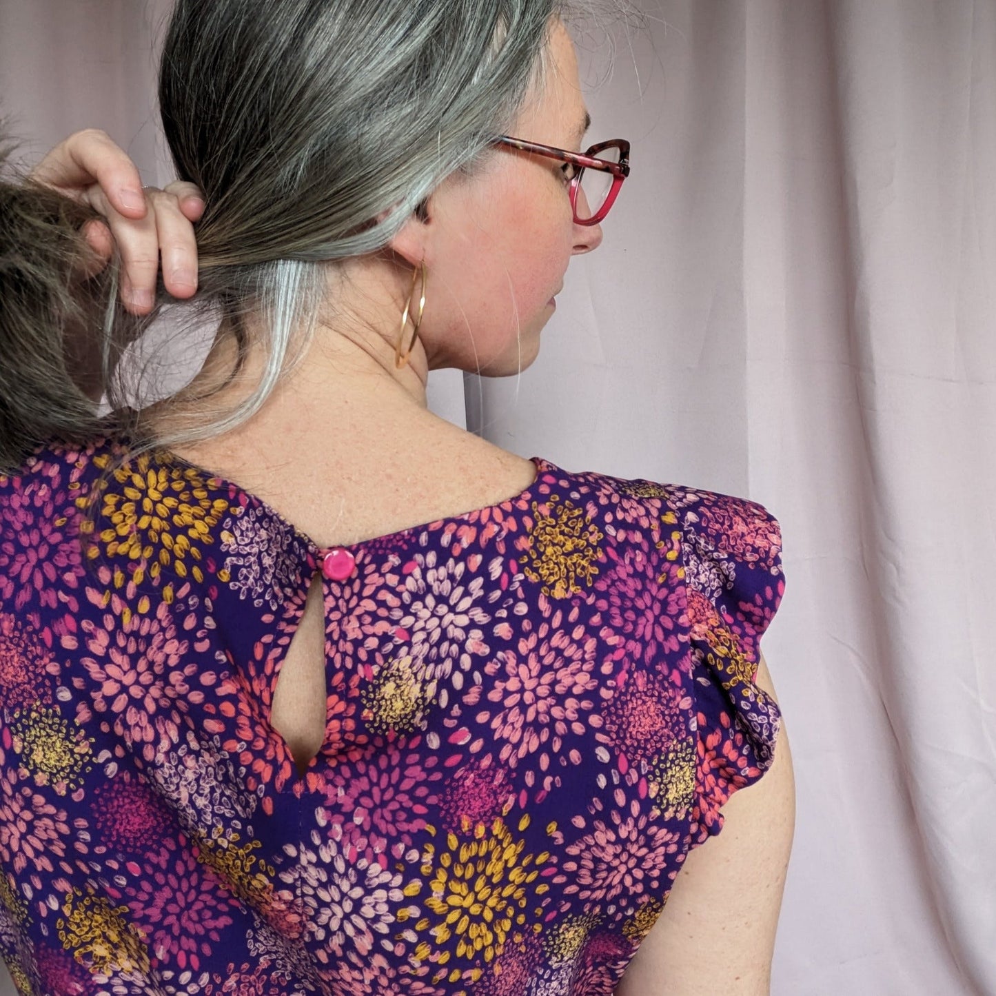 CHAVIRE - Patron et tuto robe dos nu et blouse - La Robe du Chat