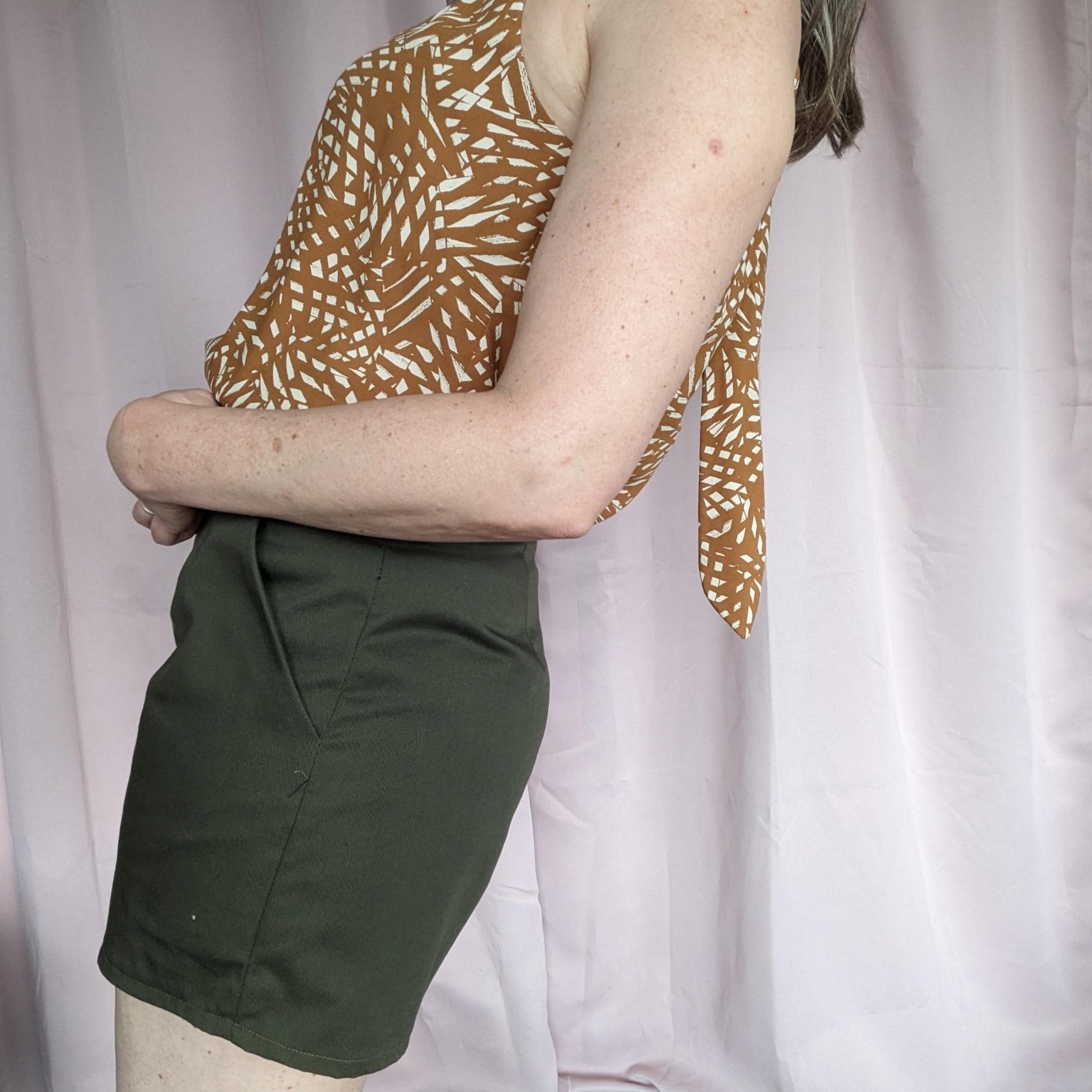 CHAPLIN - Patron et tuto pantalon taille haute et short - La Robe du Chat