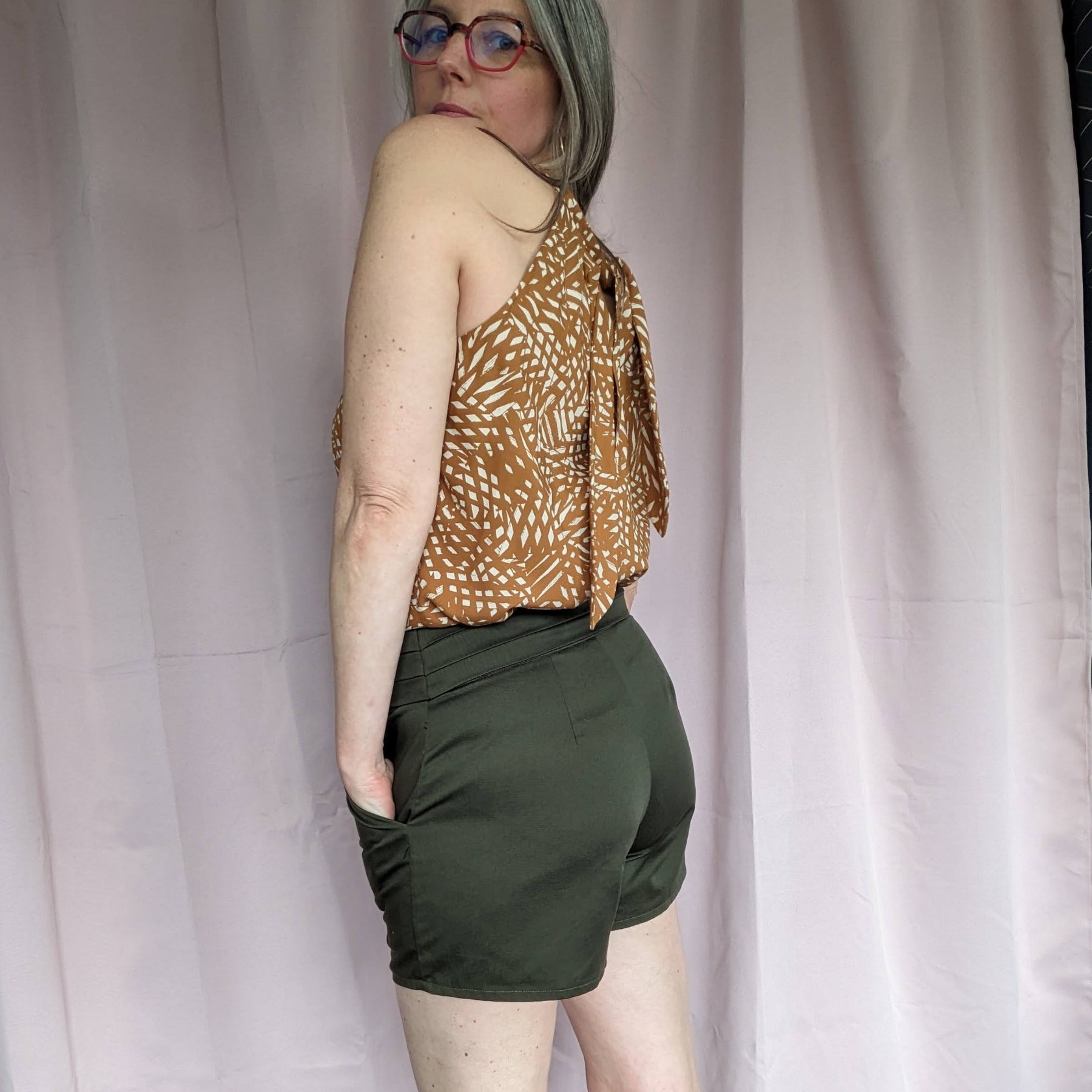 CHAPLIN - Patron et tuto pantalon taille haute et short - La Robe du Chat