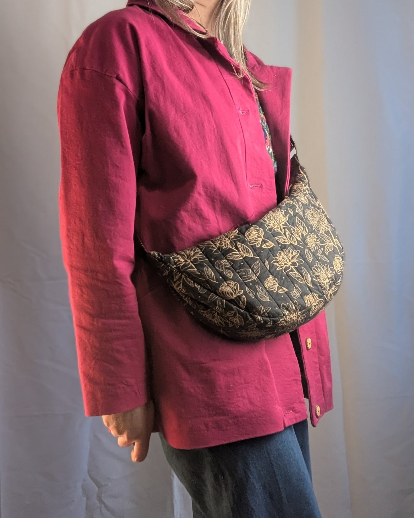 Le CHAC demi-lune - Patron et tuto sac demi lune - La Robe du Chat