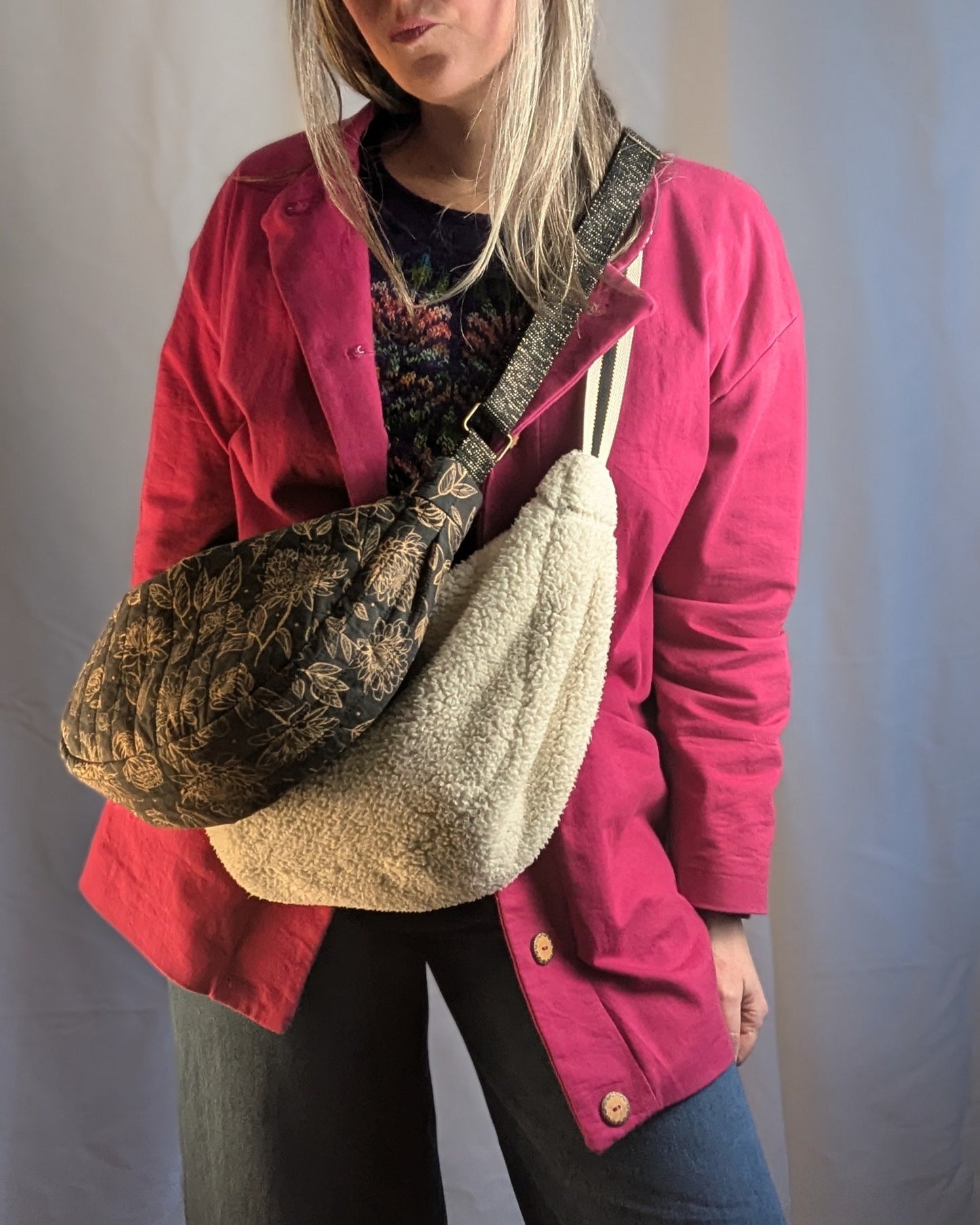 Le CHAC demi-lune - Patron et tuto sac demi lune - La Robe du Chat