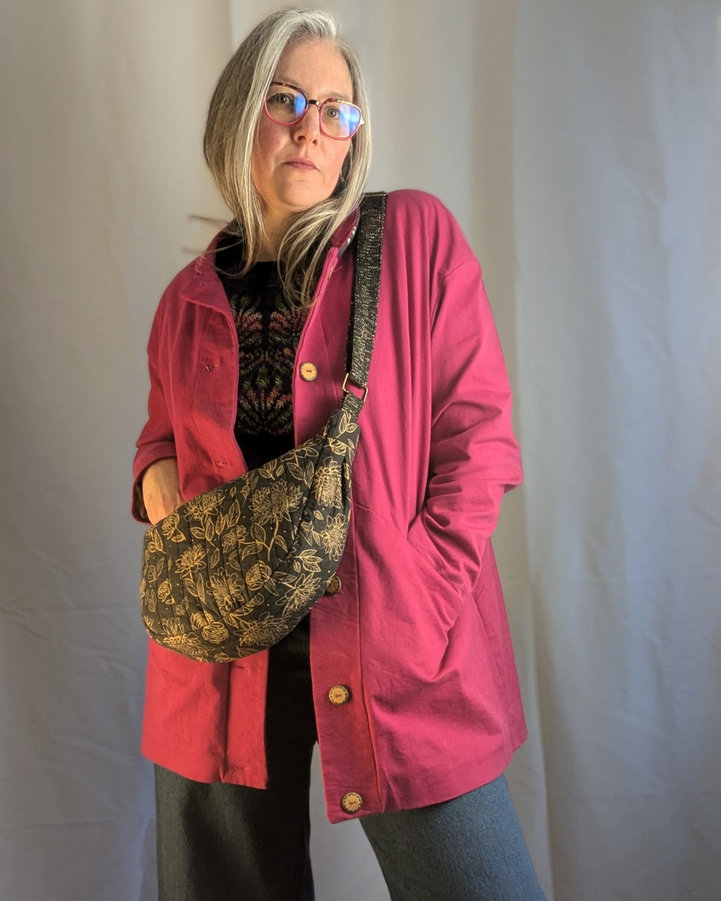 Le CHAC demi-lune - Patron et tuto sac demi lune - La Robe du Chat