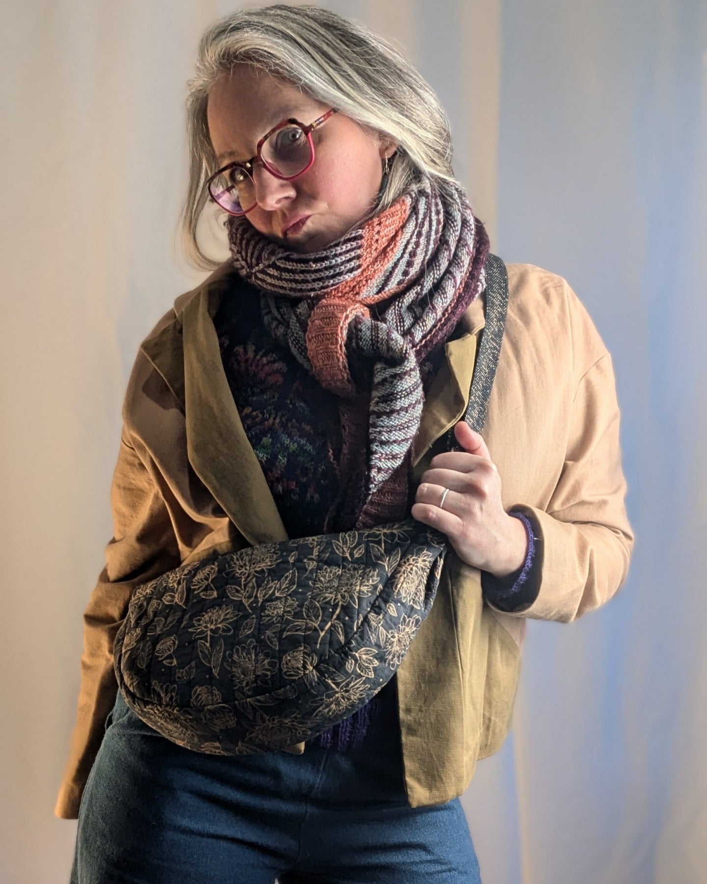 Le CHAC demi-lune - Patron et tuto sac demi lune - La Robe du Chat