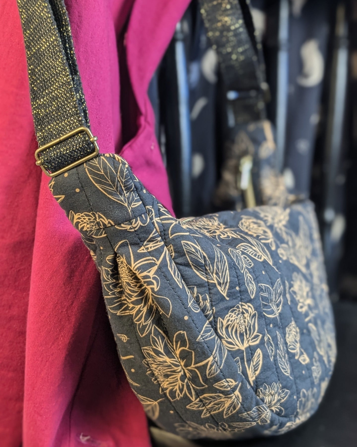 Le CHAC demi-lune - Patron et tuto sac demi lune - La Robe du Chat