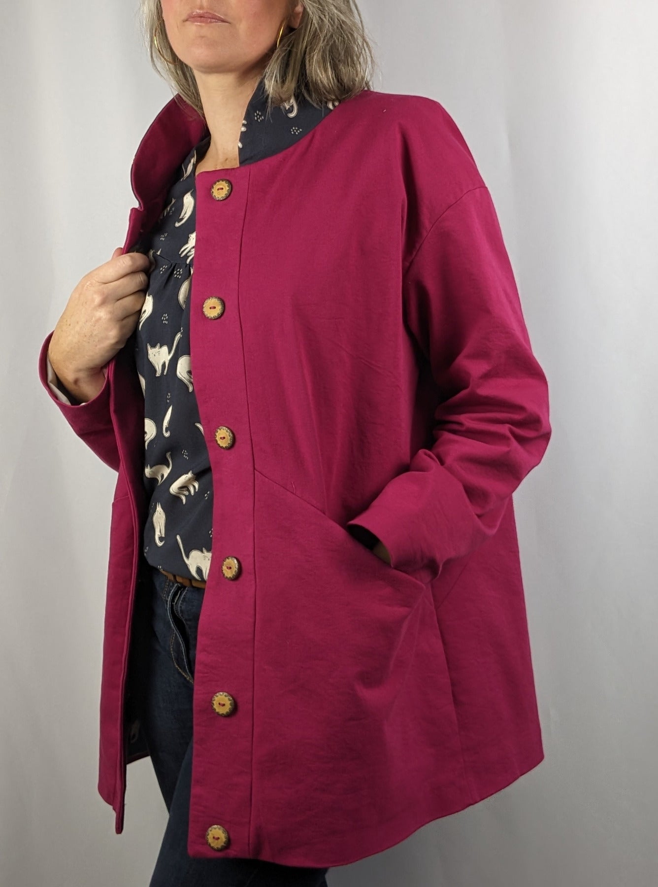 pattron veste avec poches