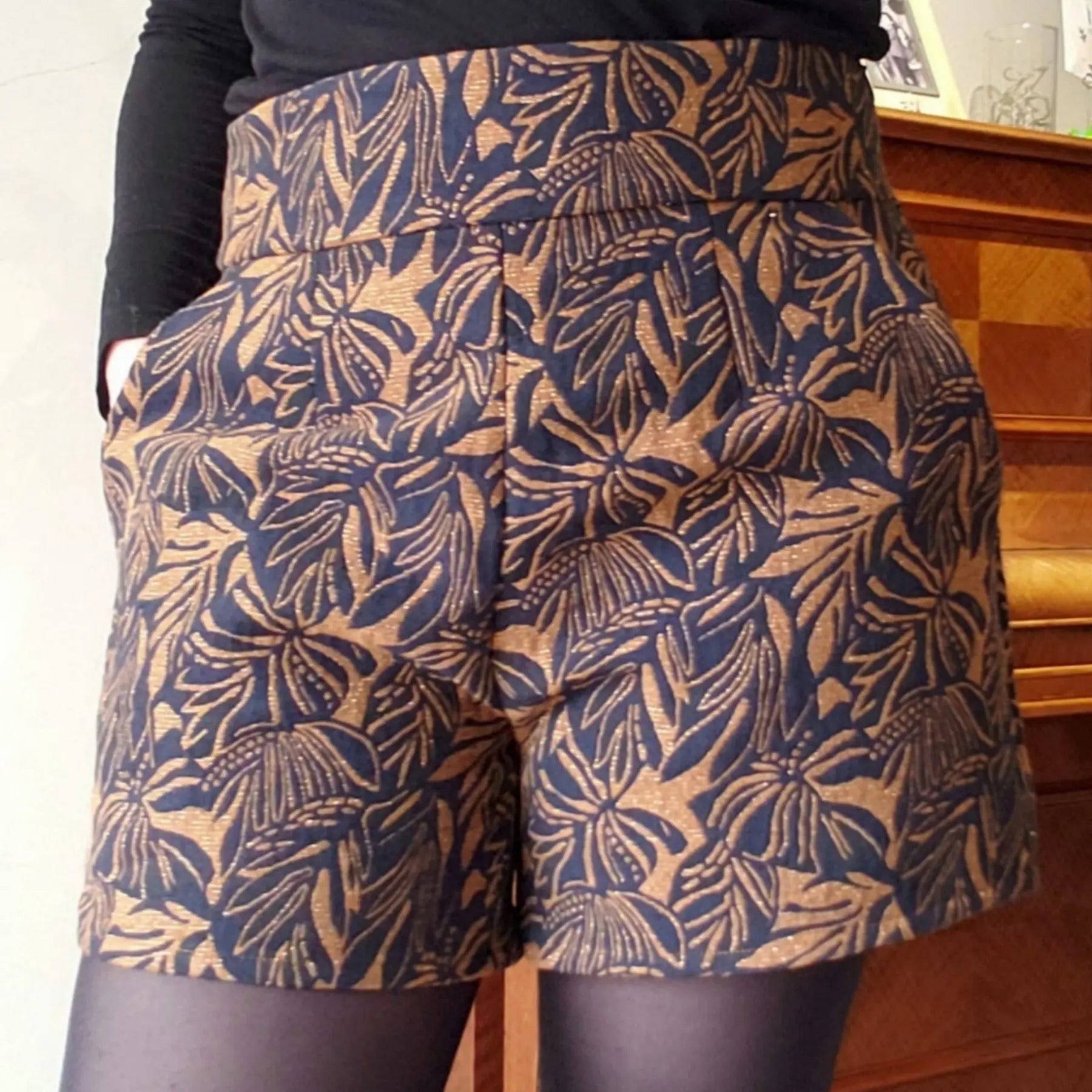 CHAPLIN - Patron et tuto pantalon taille haute et short - La Robe du Chat