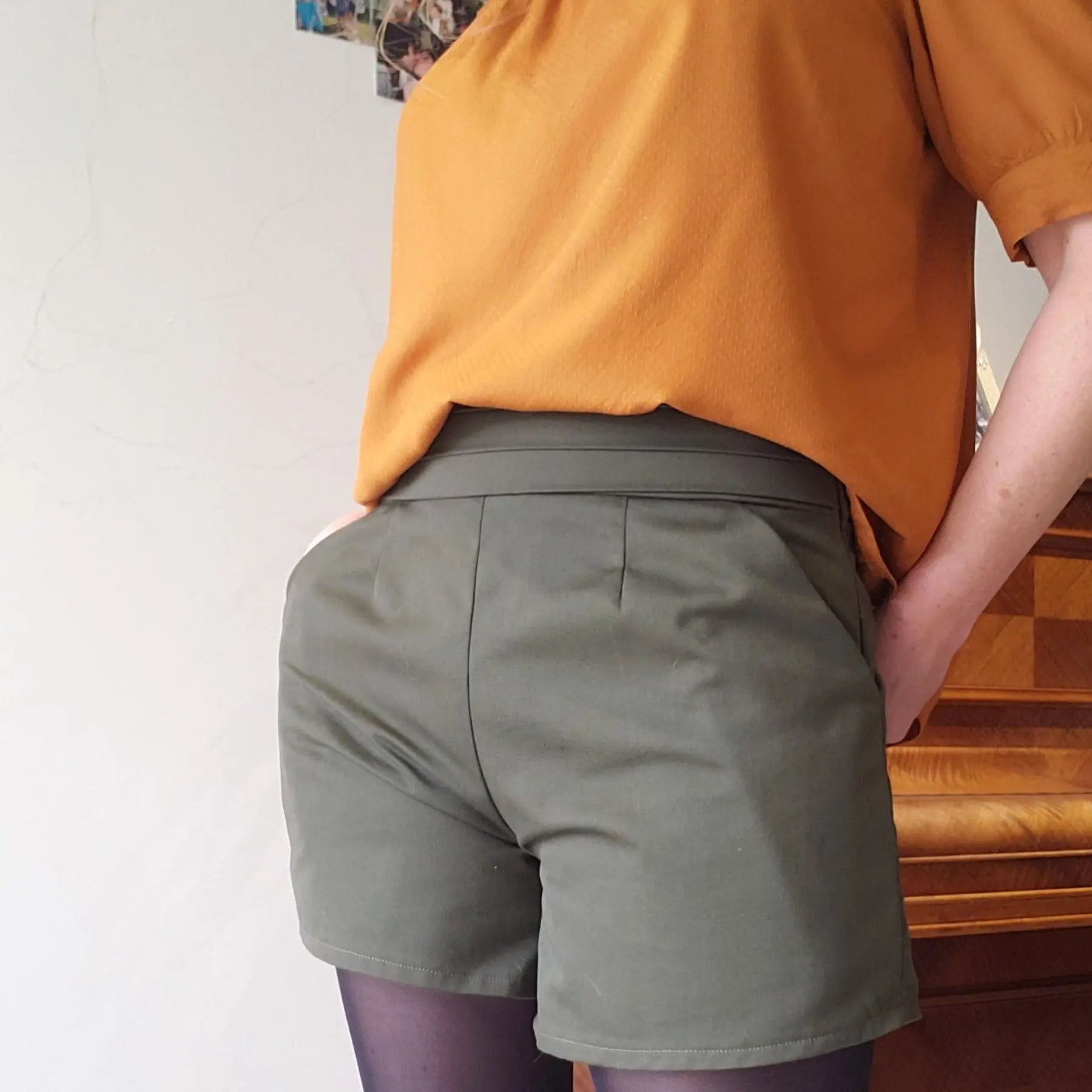 CHAPLIN - Patron et tuto pantalon taille haute et short - La Robe du Chat