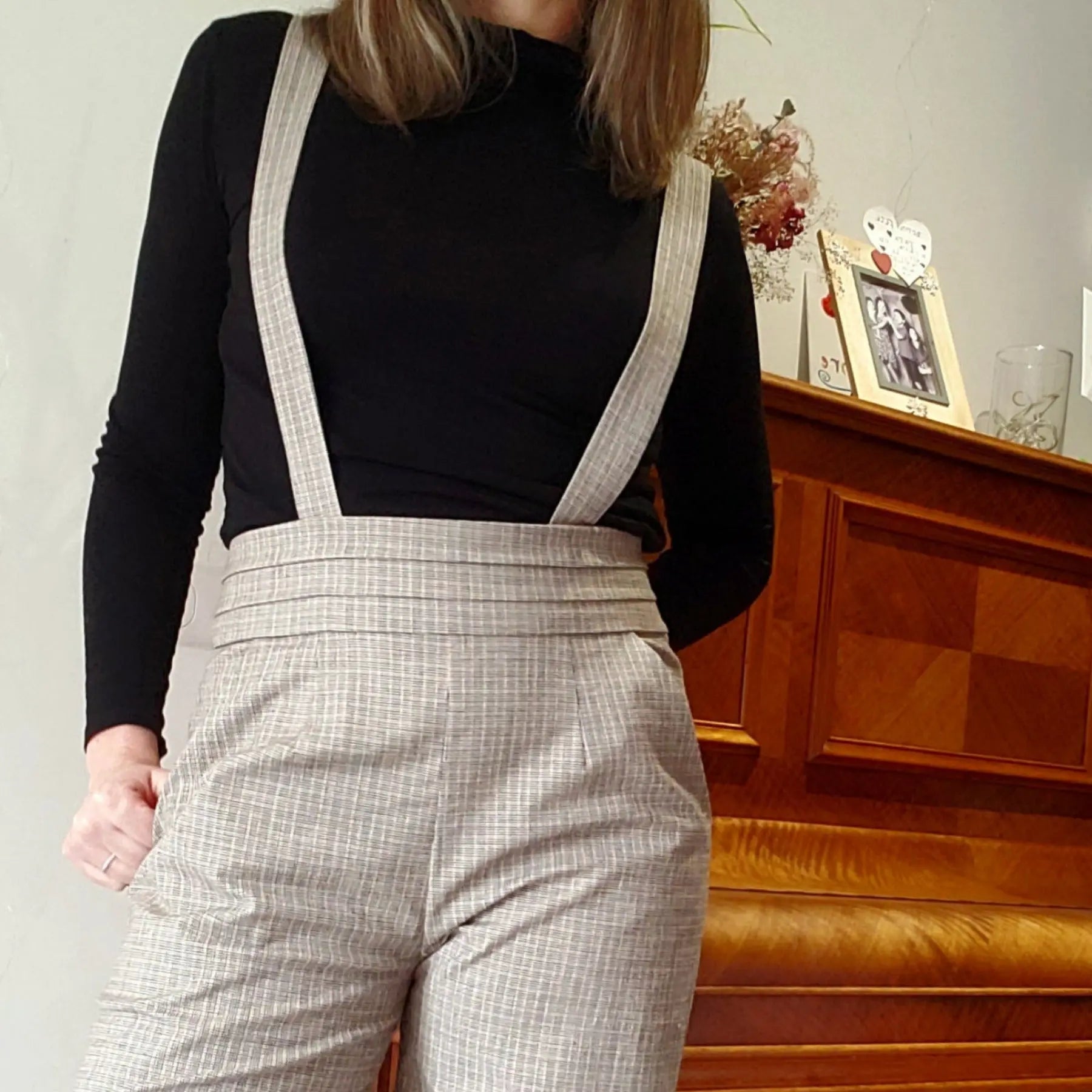 CHAPLIN - Patron et tuto pantalon taille haute et short - La Robe du Chat