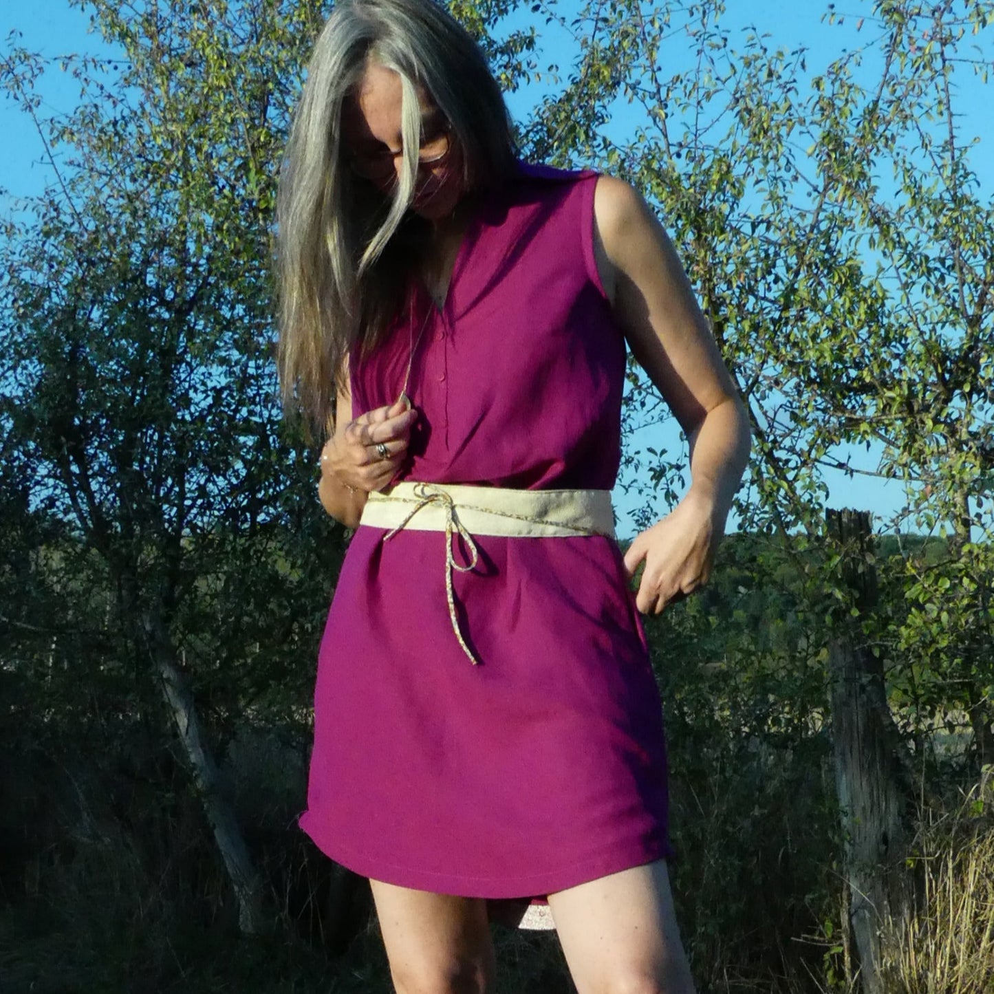 image patron couture robe charlie avec col