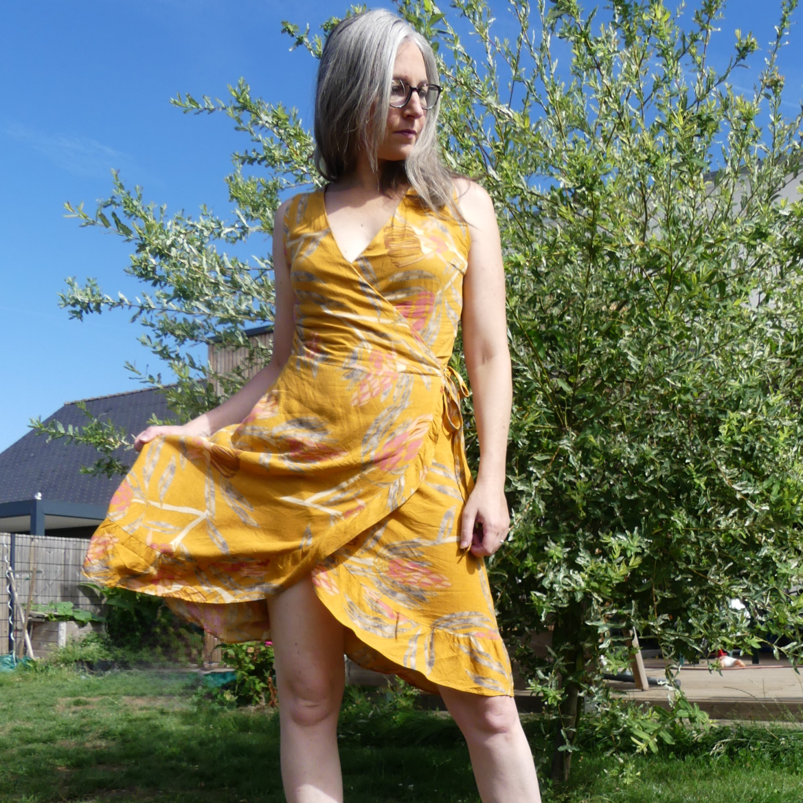 IRIS - Patron robe portefeuille et top - La Robe du Chat