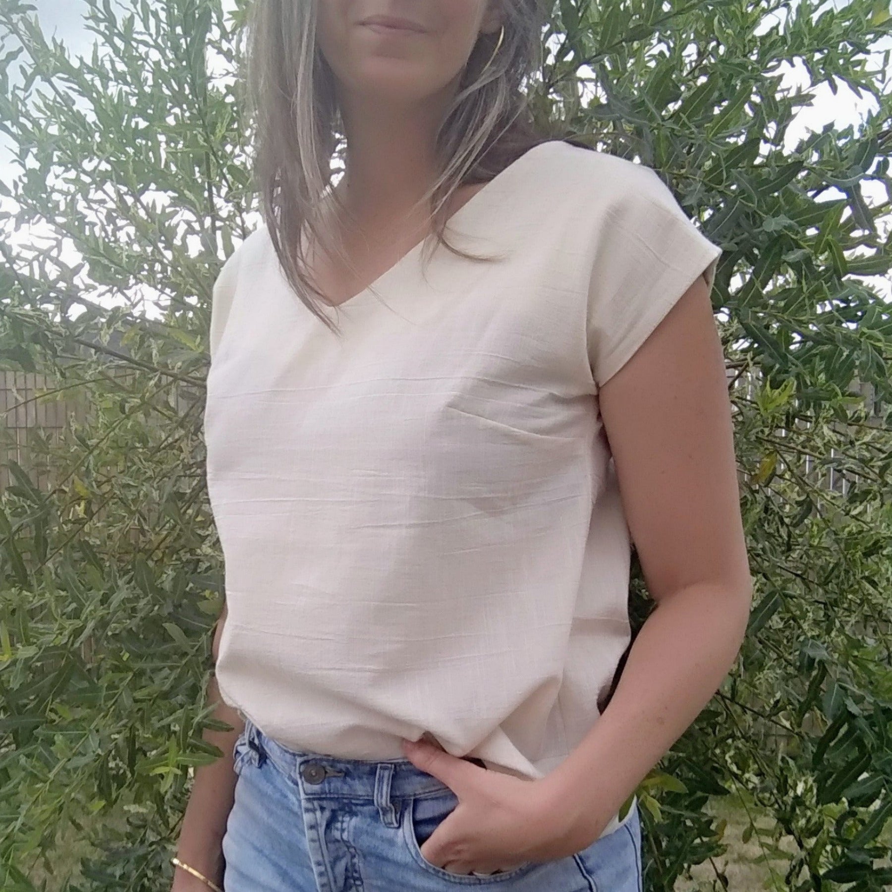 LAVANDE - Coudre une blouse simple - La Robe du Chat