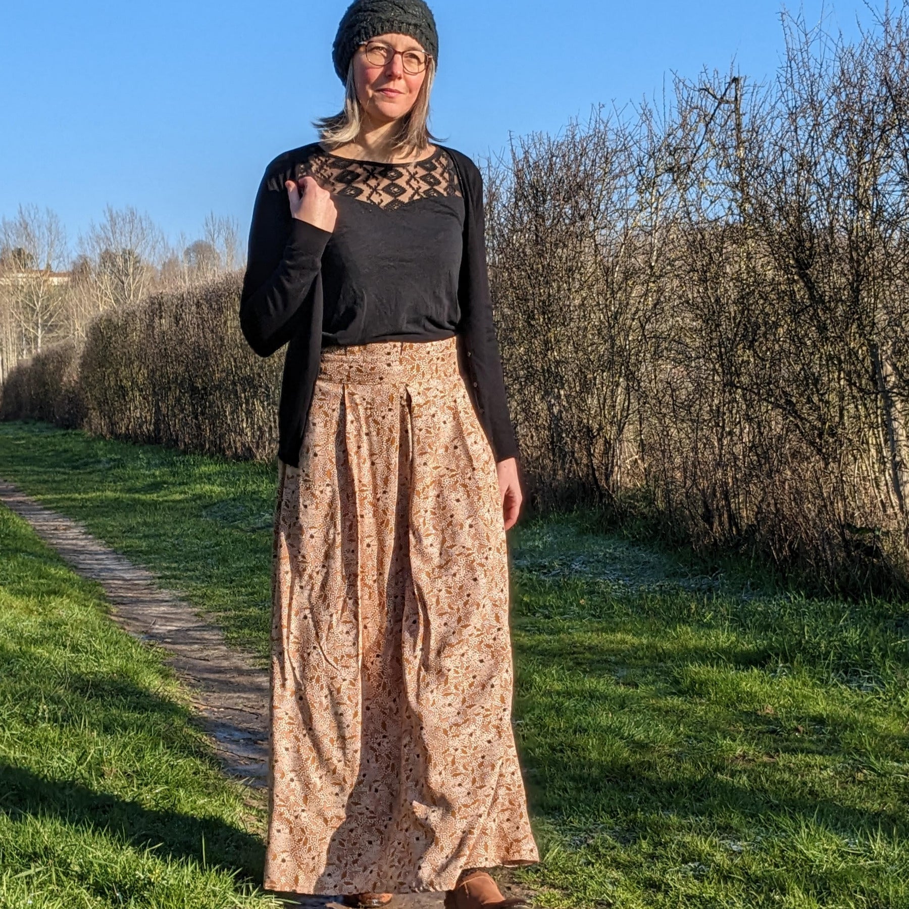 CHARMILLE - Patron et tuto jupe élastique - La Robe du Chat