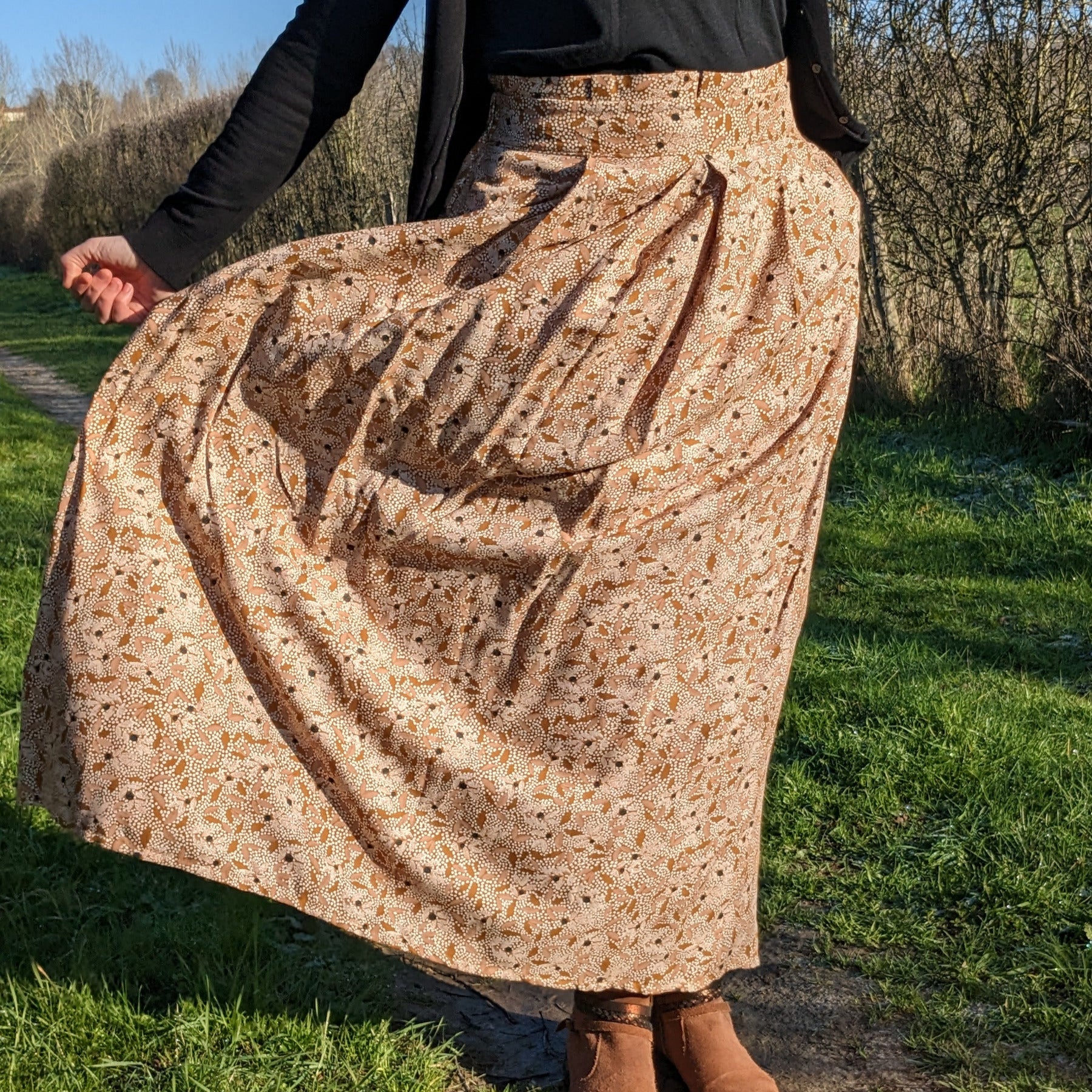 CHARMILLE - Patron et tuto jupe élastique - La Robe du Chat