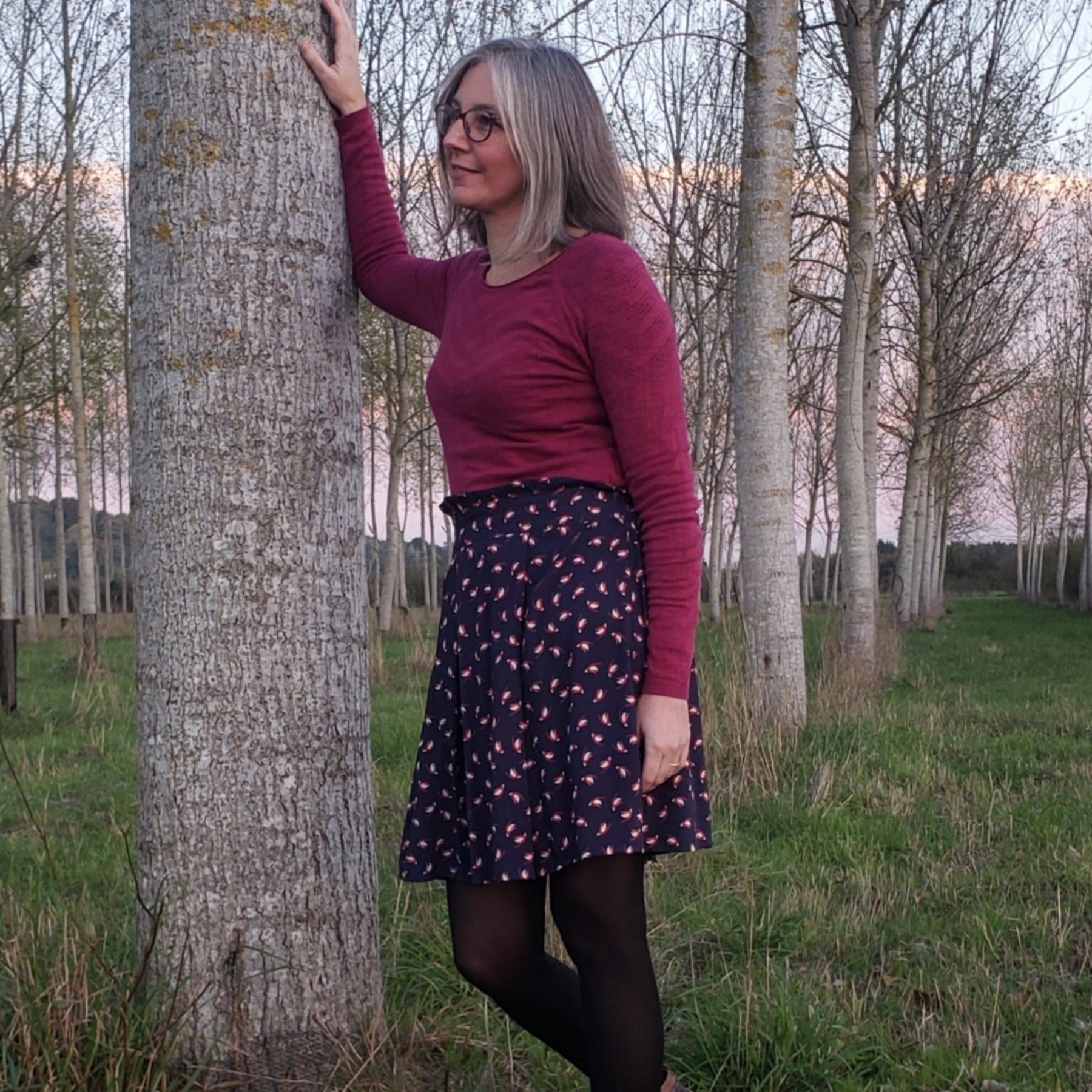 CHARMILLE - Patron et tuto jupe élastique - La Robe du Chat