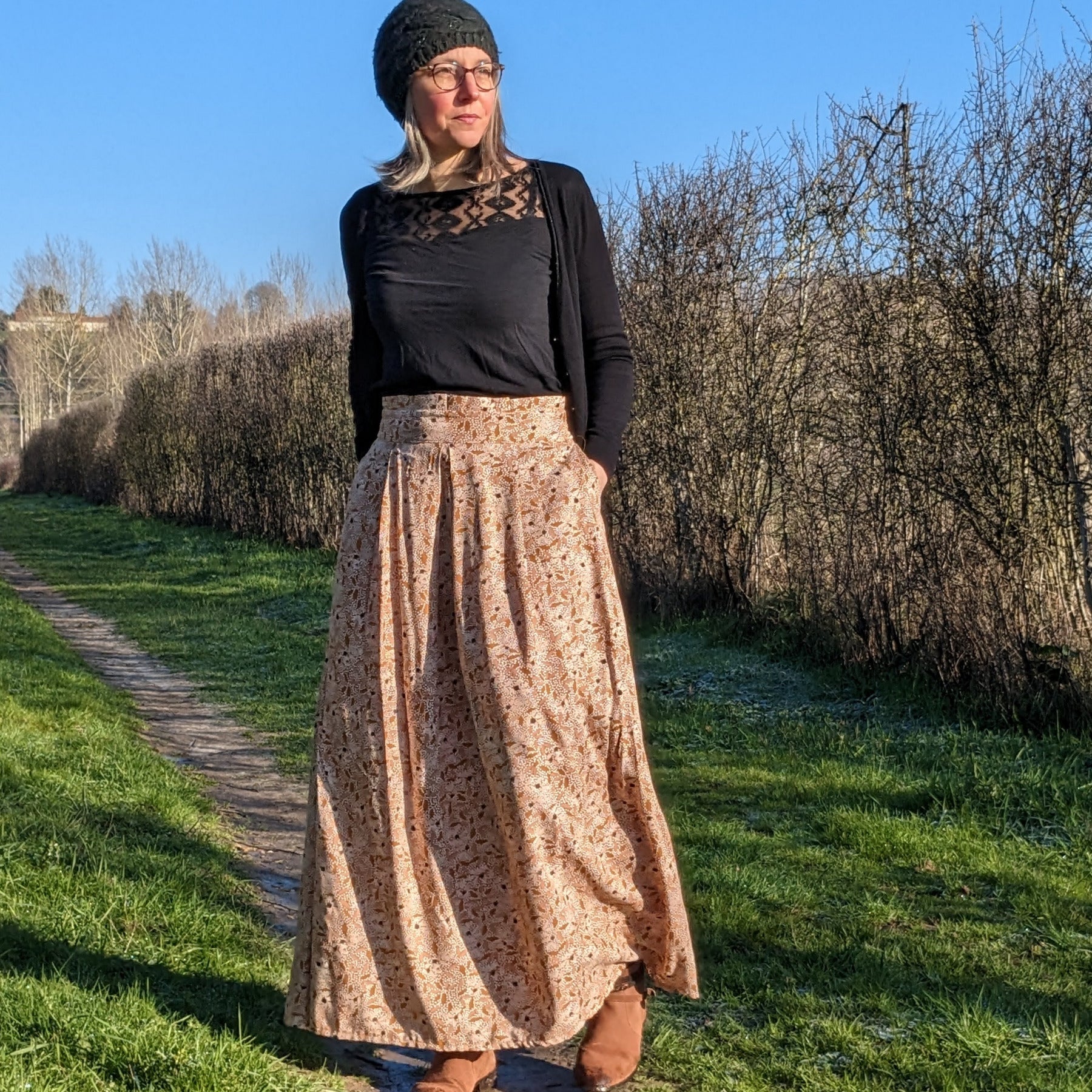 CHARMILLE - Patron et tuto jupe élastique - La Robe du Chat