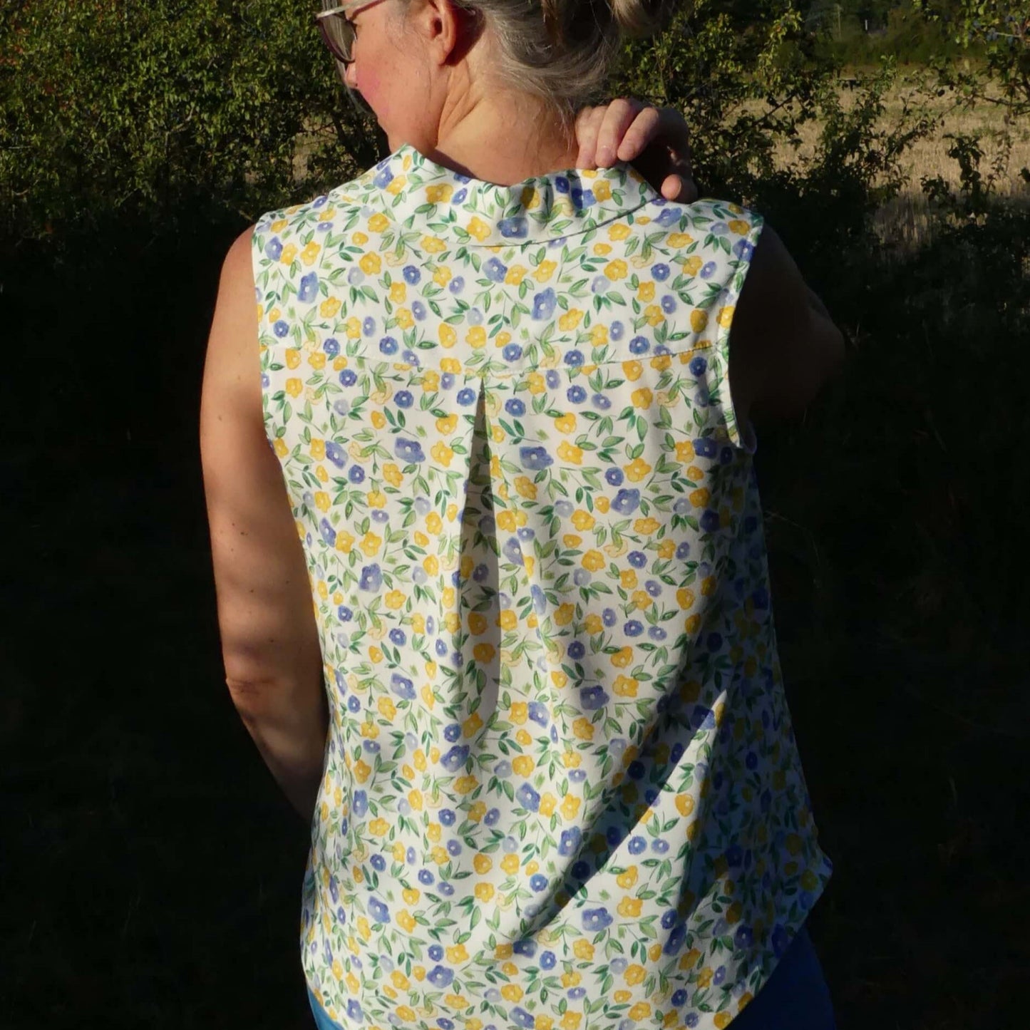 image patron couture blouse charlie avec col