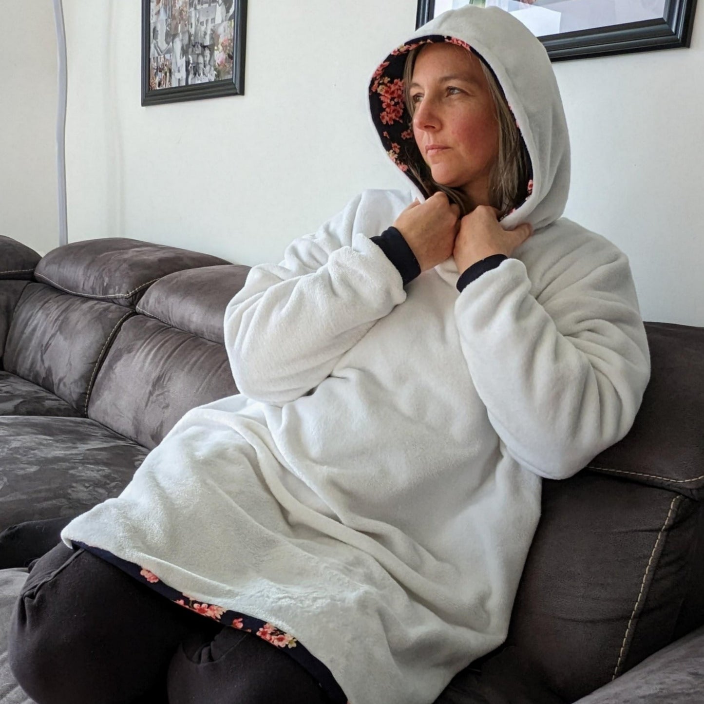 patron couture sweat plaid