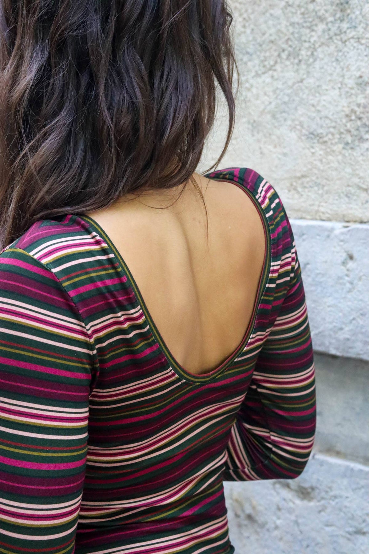 Jersey de Viscose VELVET STRIPES - Lise Tailor