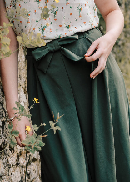 Le pantalon / short CHALAZZO - Patron et tuto pantalon large taille élastique La Robe du Chat
