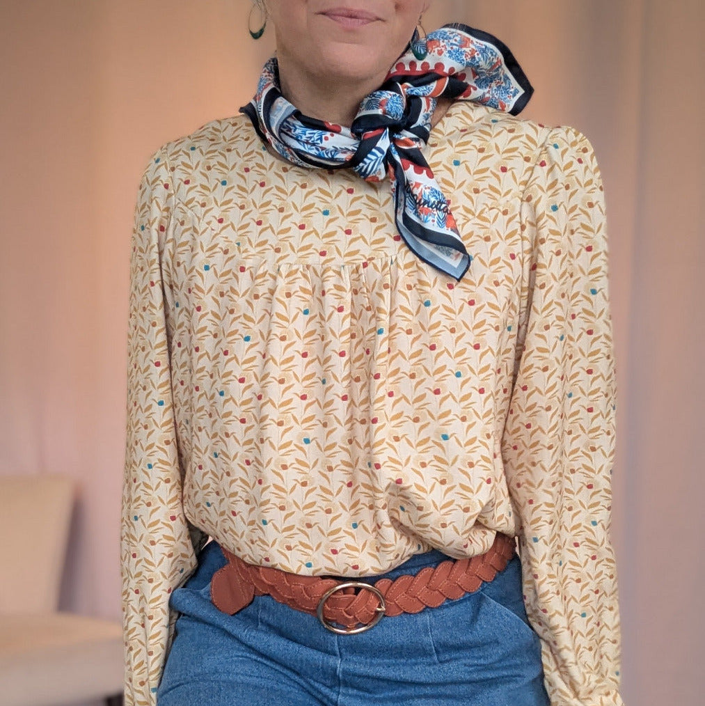 CHATAIGNE - Patron et tuto blouse et robe femme La Robe du Chat