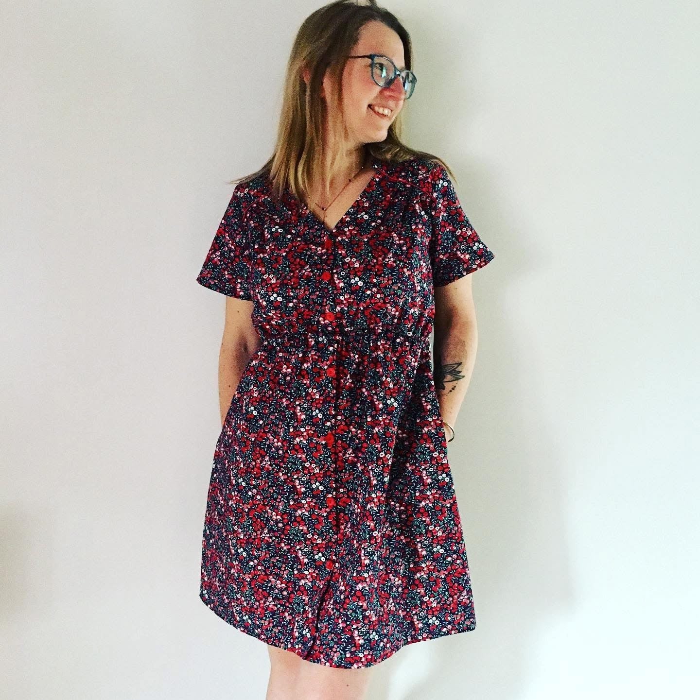 CHABADA - Patron et tuto robe longue et chemisier - La Robe du Chat