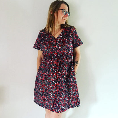 CHABADA - Patron et tuto robe longue et chemisier - La Robe du Chat