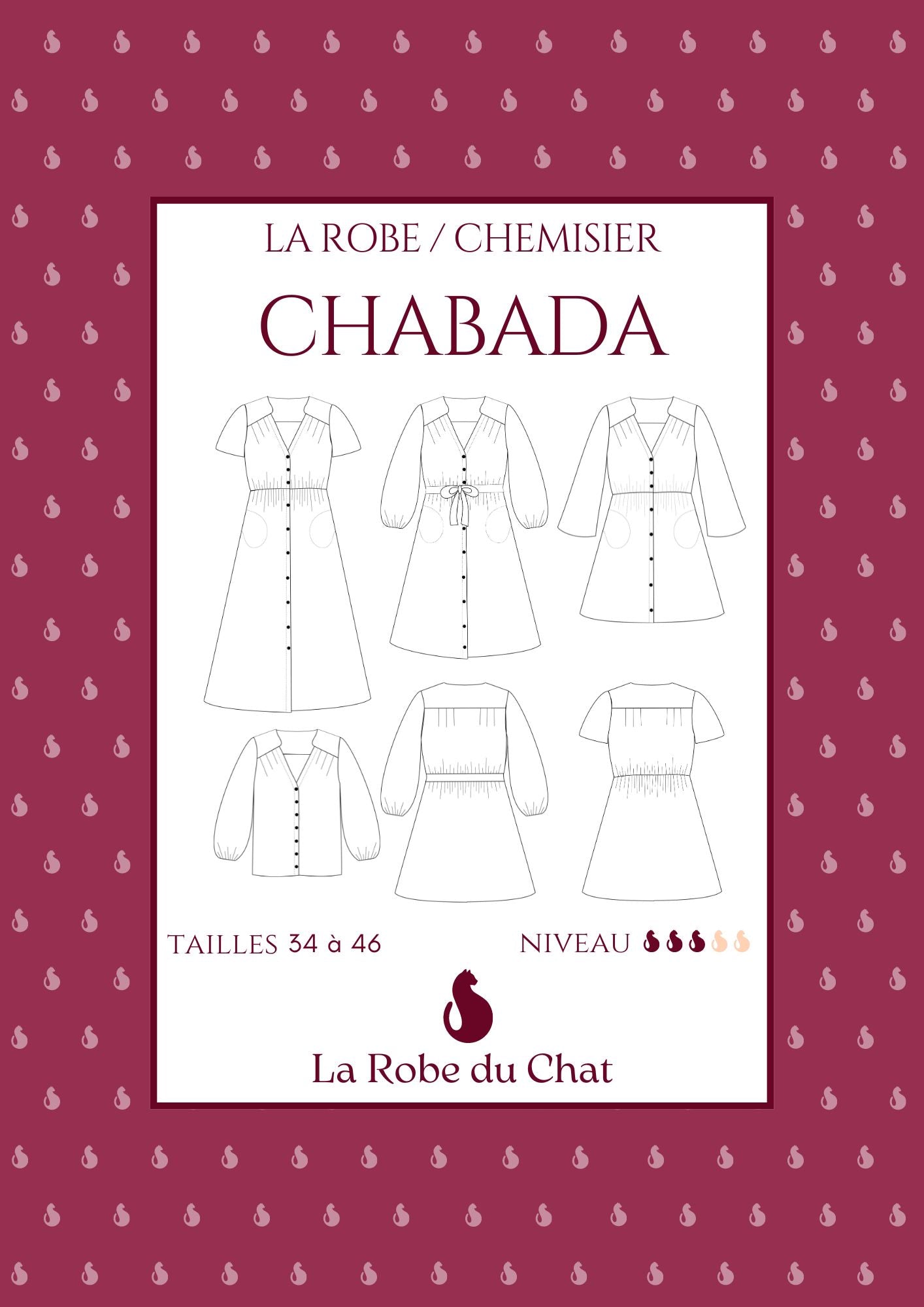 The CHABADA dress and blouse pattern