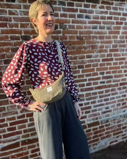 Le CHAC demi-lune - Patron et tuto sac demi lune - La Robe du Chat