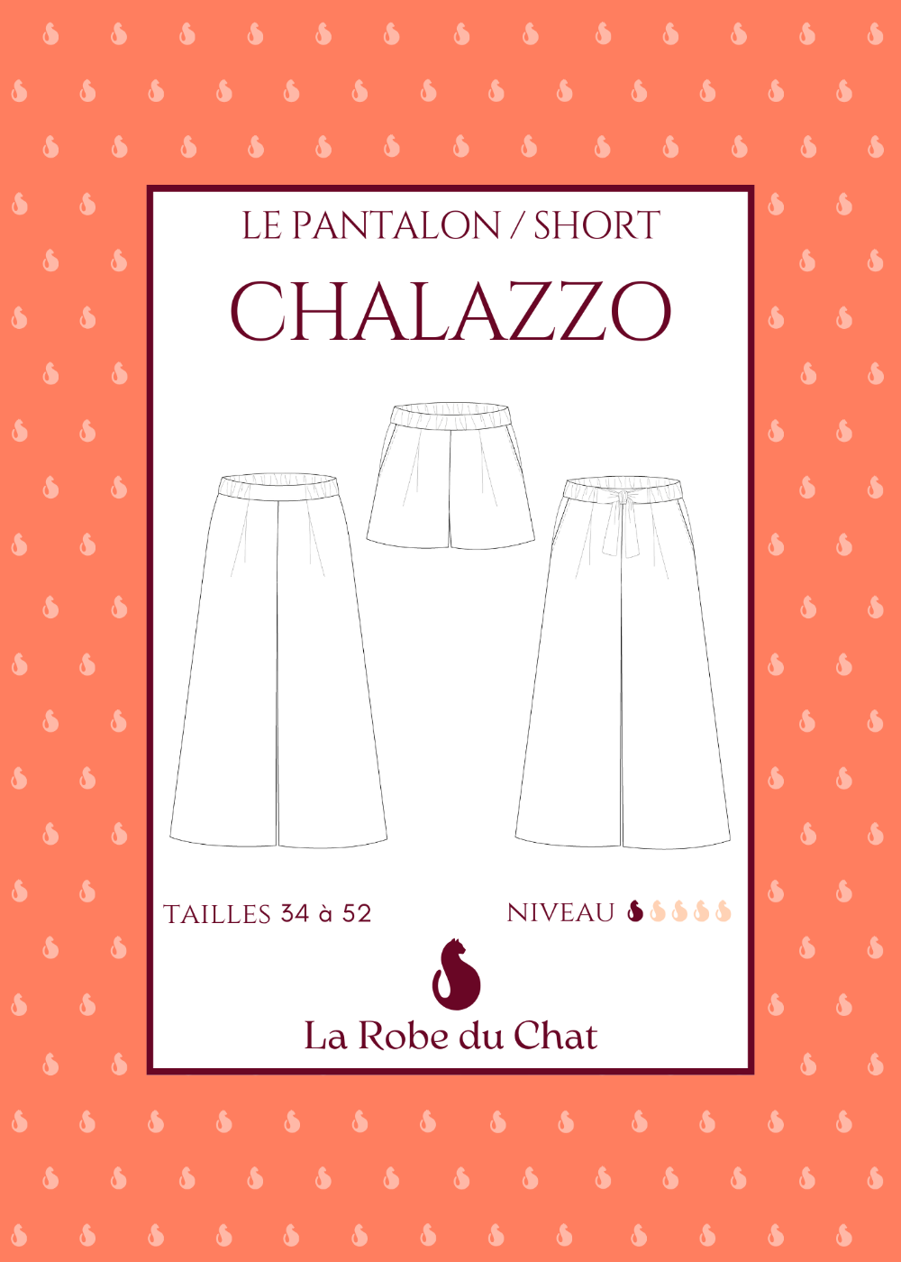 Le pantalon / short CHALAZZO - Patron et tuto pantalon large taille élastique