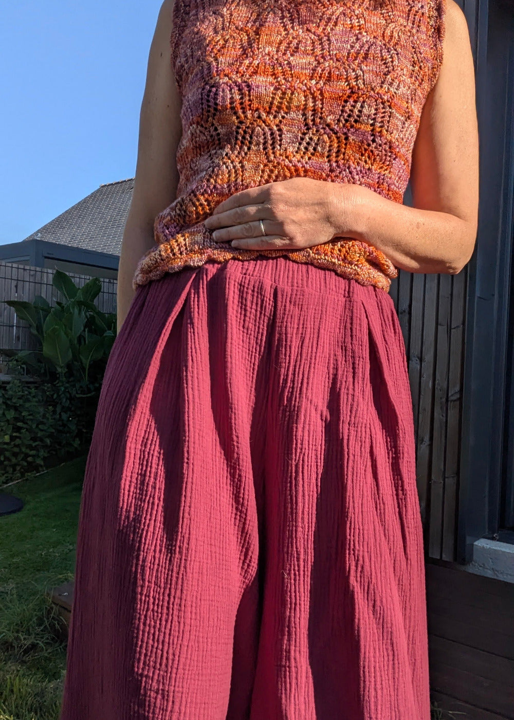 Le pantalon / short CHALAZZO - Patron et tuto pantalon large taille élastique