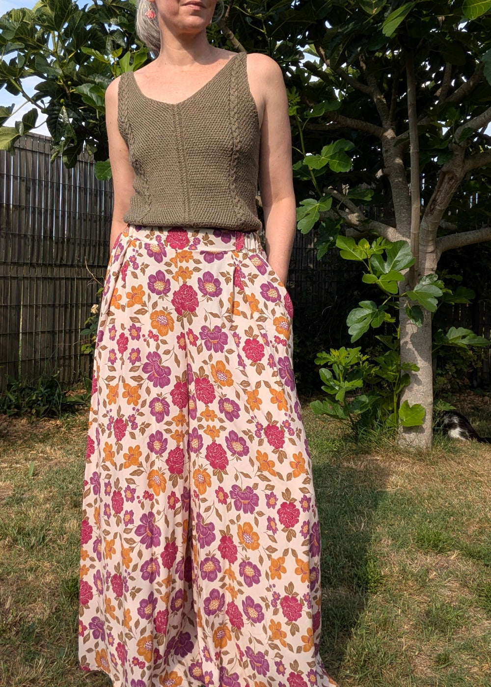 Le pantalon / short CHALAZZO - Patron et tuto pantalon large taille élastique