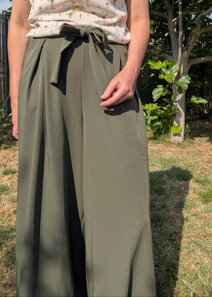 Le pantalon / short CHALAZZO - Patron et tuto pantalon large taille élastique