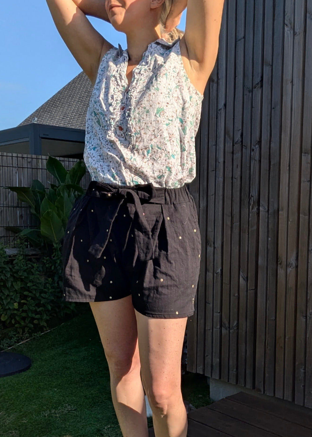 Le pantalon / short CHALAZZO - Patron et tuto pantalon large taille élastique